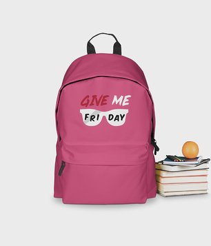 Give Me Friday - plecak różowy