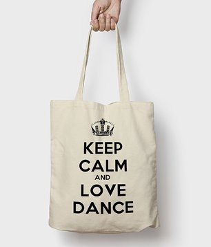 Torba Keep Calm and Love Dance