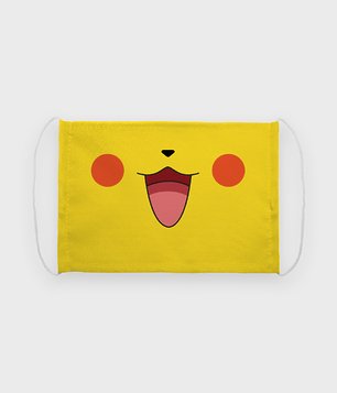 Maska na twarz fullprint Pikachu