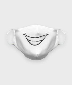 Maska na twarz premium Uśmiech 2