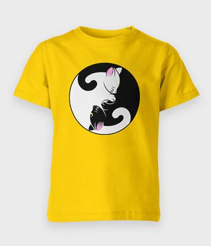 Koszulka dziecięca Yin Yang Kotki