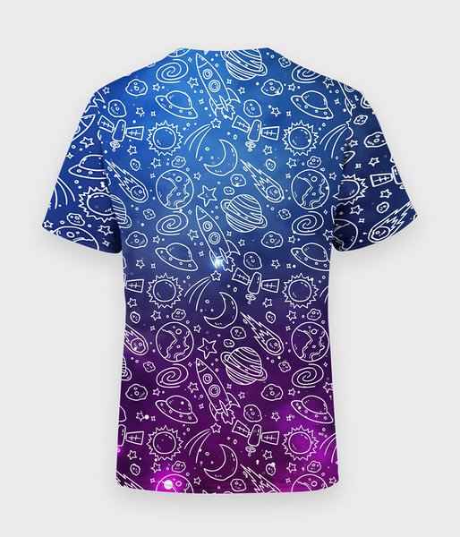 Astro doodles - koszulka męska fullprint-2