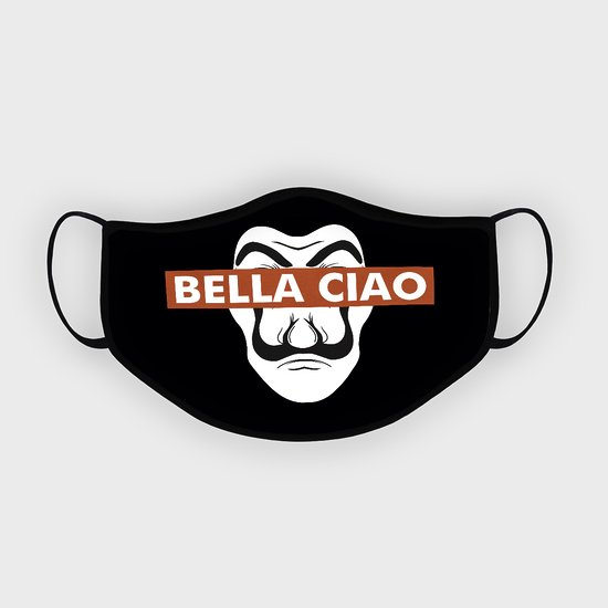 Bella ciao Dali - maska na twarz standard