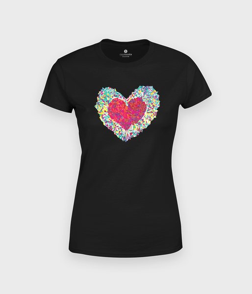 Colorful Heart - koszulka damska
