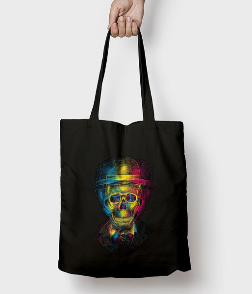 Colorful Skull 2 - torba bawełniana