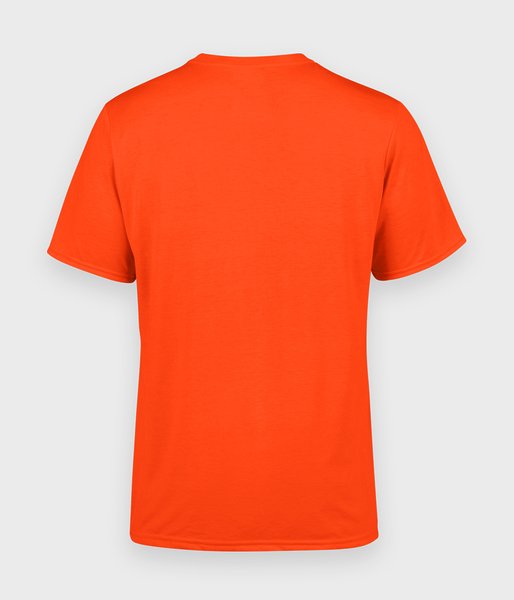 Męska koszulka (bez nadruku, gładka) - pomarańczowa-2