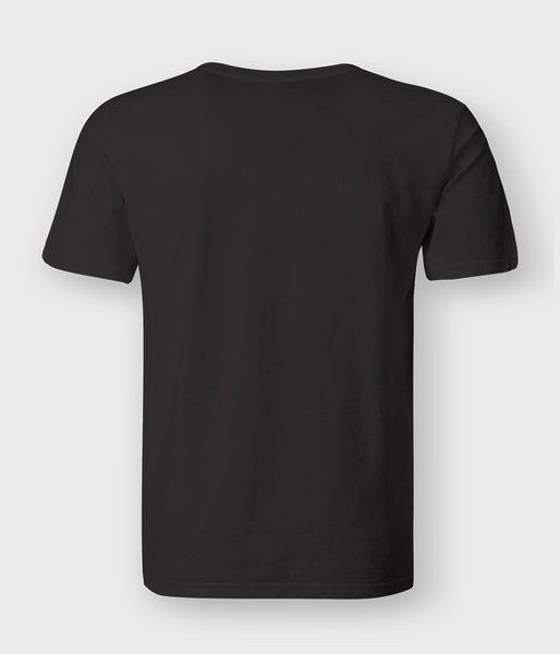Męska koszulka v-neck (bez nadruku, gładka) - ciemno szara-2