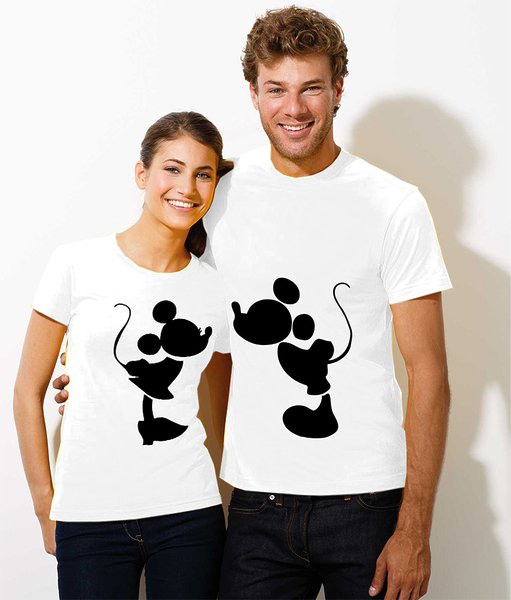 Mickey kiss - koszulka męska-2