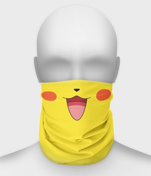 Pikachu - komin na twarz fullprint