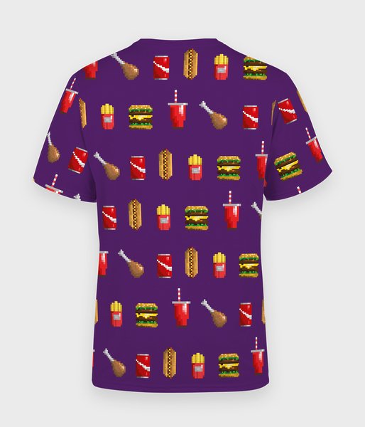 Pixel food - koszulka męska fullprint-2