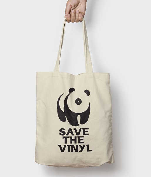 Save the vinyl - torba bawełniana