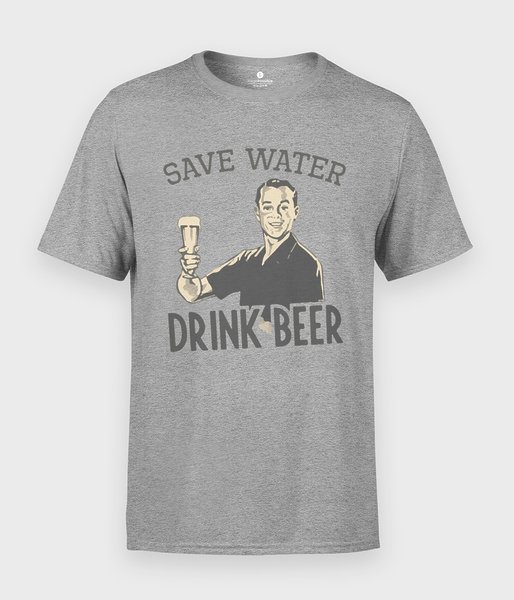 Save water - koszulka męska