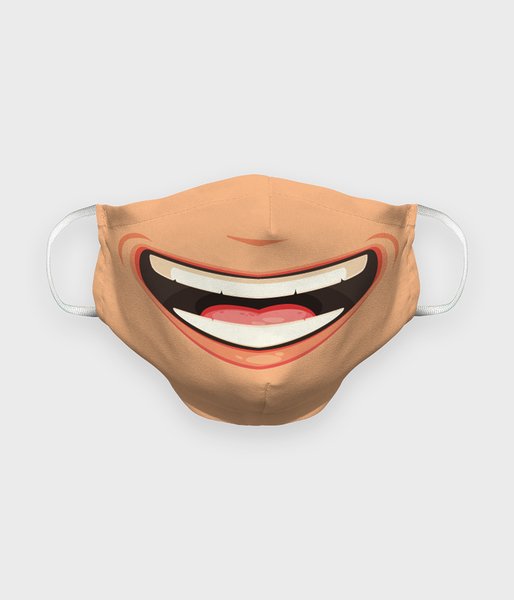 Szeroki uśmiech - maska na twarz premium