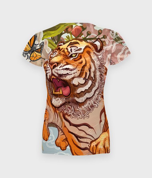 Tiger - koszulka damska fullprint-2