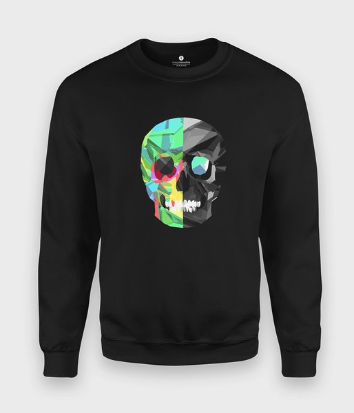 Two-color skull - bluza klasyczna
