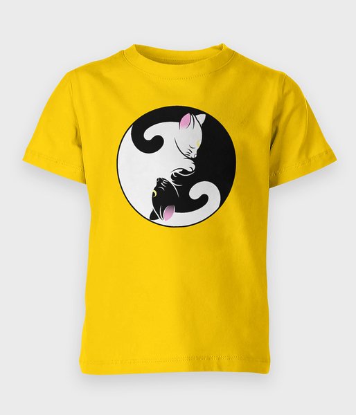 Yin Yang Kotki - koszulka dziecięca