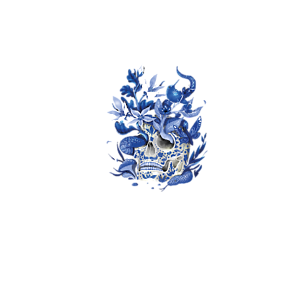 Blue Skeleton