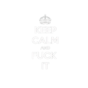 Koszulka Keep calm and fuck it