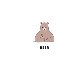 Kubek Bear with Beer - Zwierzęta Kubek Bear with Beer - Zwierzęta