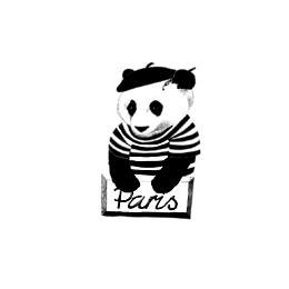 Poduszka Paris Panda - Poduszki Poduszka Paris Panda - Poduszki