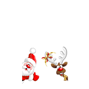 Santa and Rudolph