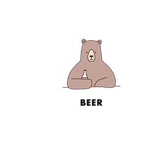 Kubek Bear with Beer