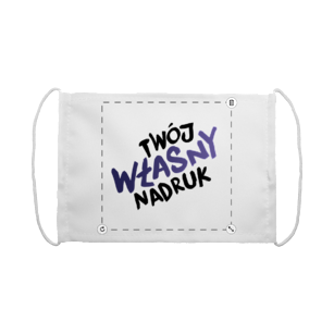 Maska na twarz fullprint z własnym nadrukiem