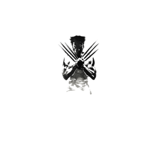 Man with claws