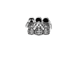 Trzech astronautów