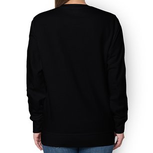 Damska bluza klasyczna (bez nadruku, gładka) - czarna