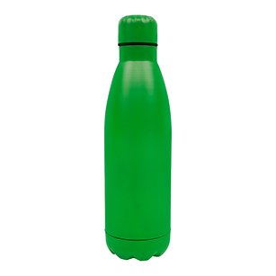 Butelka sportowa z zakrętką (gładka, bez nadruku) - zielona