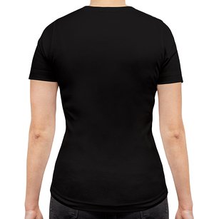 Koszulka damska premium (gładka, bez nadruku) - czarna