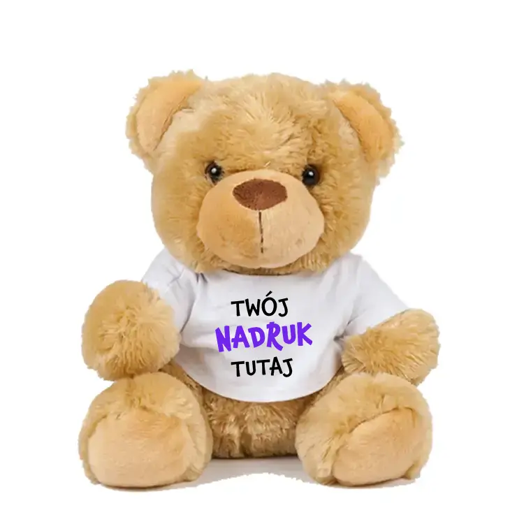 Miś pluszowy z nadrukiem