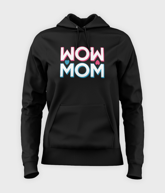 Bluza damska z kapturem WOW MOM