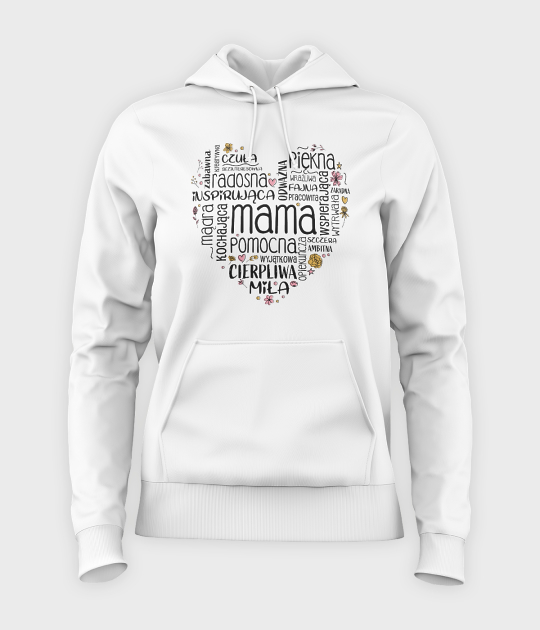 Bluza damska z kapturem Cechy mamy