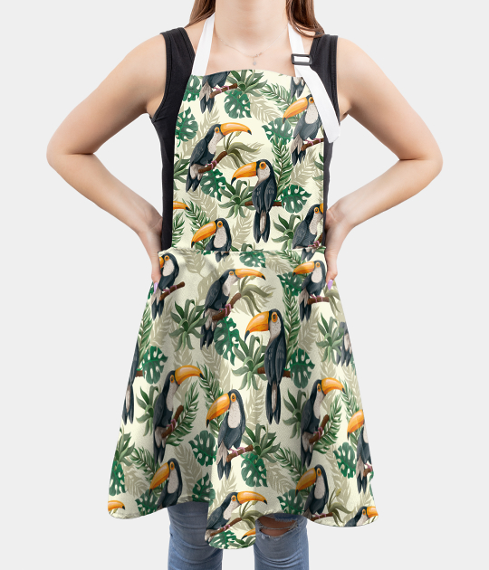 Fartuch damski fullprint Tukany product