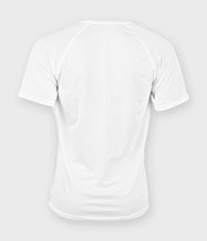 Koszulka męska sportowa (bez nadruku, gładka) - biała