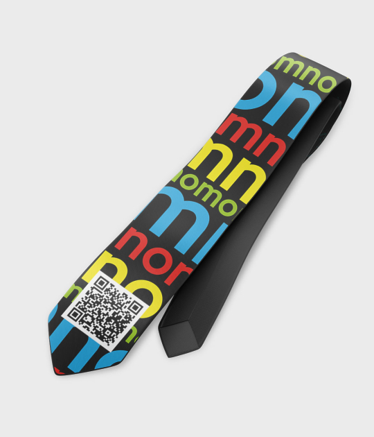 Krawat Omnomnom QR