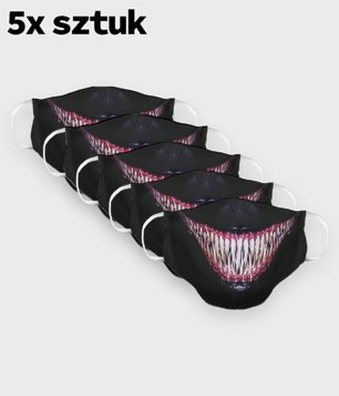 Maska na twarz premium 5-pack - Venom Premium