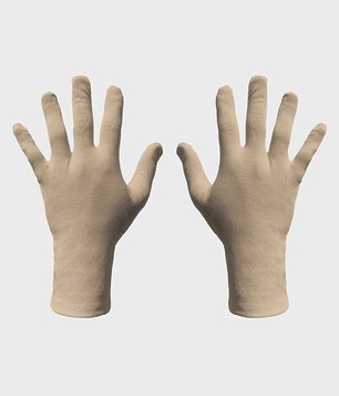 Rękawiczki higieniczne fullprint Beżowe