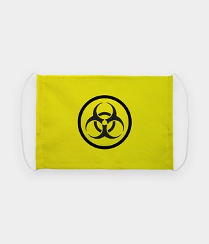 Maska na twarz fullprint Biohazard