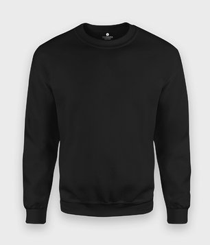 Bluza klasyczna (bez nadruku, gładka) - czarna