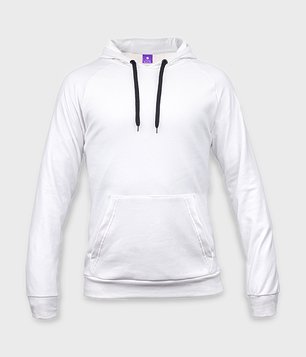 Bluza męska fullprint z kapturem (gładka, bez nadruku)