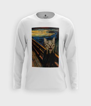 Cat scream painting