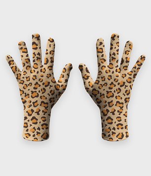 Rękawiczki higieniczne fullprint Cętki geparda