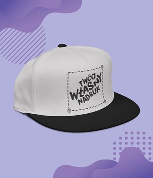 Czapka snapback z własnym nadrukiem 