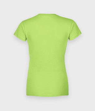 Damska koszulka (bez nadruku, gładka) - jasnozielona