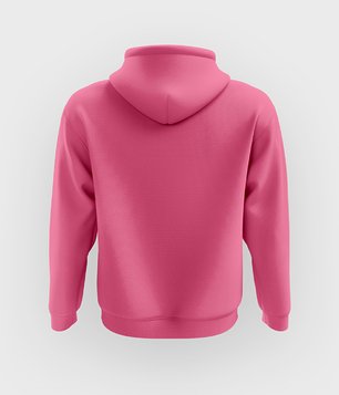 Dziecięca bluza (bez nadruku, gładka) - różowa