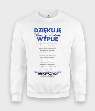 Bluza Dziękuję, Bardzo Chętnie Wypiję