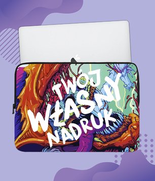 Etui na laptopa 15 cali z własnym nadrukiem